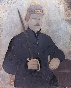 Painted tintype of Samuel Spencer Ives, a colonel of the 35th Alabama Infantry, C.S.A., 12 January 1862 (Alabama Department of Archives and History)