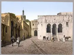 Old tribunal, Kasbah Mosque, Kasbah Palace entrance and Bayt al-mal (treasury), c.&nbsp;1900
