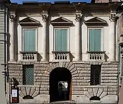 The actual facade