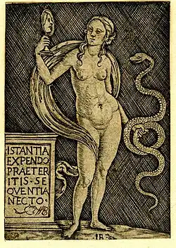 Prudence, or Foresight, engraving