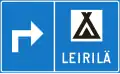 Information sign for services