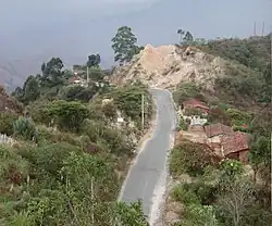 Panamericana – Pan American Highway – in the Cordillera de los Andes, southern Ecuador, near to Catacocha, 2,500m / 8,000&nbsp;ft Elev.