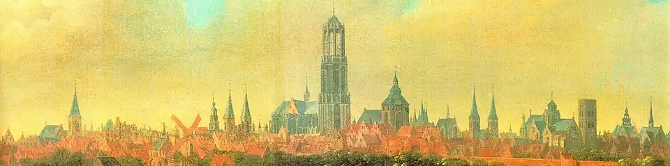 Panorama of Utrecht by Joost Cornelisz Droochsloot, ca. 1630 (Centraal Museum, Utrecht)