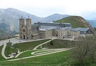 The sanctuary of Our Lady of La Salette