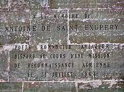 Commemorative inscription in the Panthéon of Paris