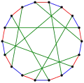 The chromatic index of the Pappus graph is&nbsp;3.