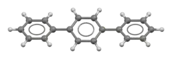 Ball-and-stick model of para-terphenyl