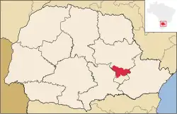 Location in Paraná
