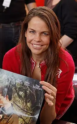 Stohl at a 2013 book fair in Salon du Livre, Paris