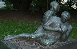 Statues in the Gustav-Mahler-Park