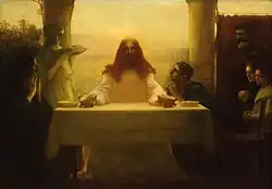 Christ and the Pilgrims at Emmaus, 1898