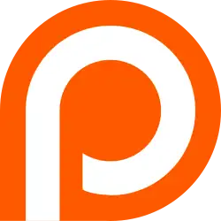 The orange logo of Patreon