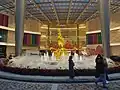The Golden Rooster fountain from the main entrance
