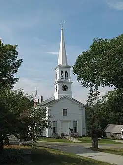 Image 20A classic New England Congregational church in Peacham, Vermont (from New England)