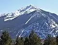 Peak One viewed from the scenic lookout near Frisco, CO.