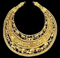 Scythian gold pectoral, Ukraine, 4th century BC