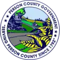 Official seal of Person County