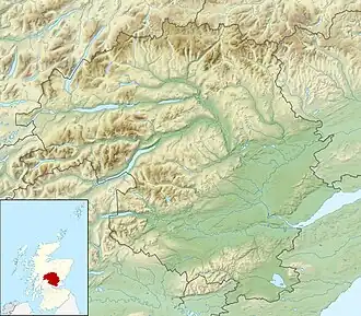 Alyth is in eastern Perthshire some 17&nbsp;mi (27&nbsp;km) northwest of Dundee.