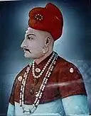 Artist impression of Balaji Bajirao