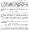 On October 10, 1900, the newspaper "Pester Lloyd", published in retelling form excerpts from the statutes of the BMARC.