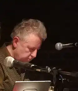Moore performing in Tokyo, February 2017