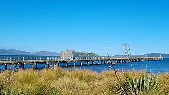 Photo of wooden wharf