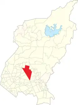 Map of Quezon City showing Triangle Park