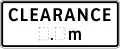 Vertical clearance