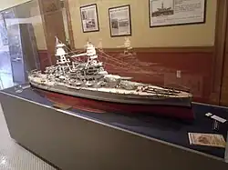 Model of USS Arizona at the Arizona State Capitol Museum.
