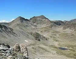 View looking west towards the Pic de l'Infern.