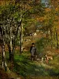 Jules Le Cœur in Fontainebleau Forest (1866)