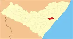 Location of Pilar in Alagoas