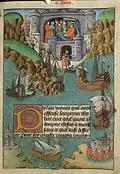 f. 172 Pilate and Albanus