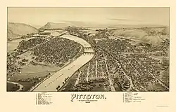 Pittston in 1892