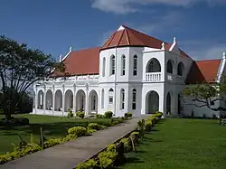 Historic Methodist Chapel at Piula Theological College on Upolu island