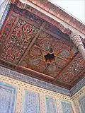 Ceiling of one of the lodges
