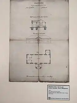 Plan of a first class public school in Mati, Mindanao