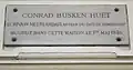 Conrad Busken Huet died at no. 107 on 1 May 1886.