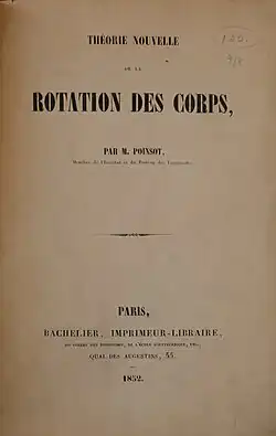 Théorie nouvelle de la rotation des corps (1852)