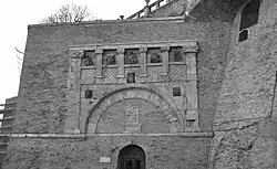 The 2nd-century Porta Marzia at Perugia, its upper part built into a later wall