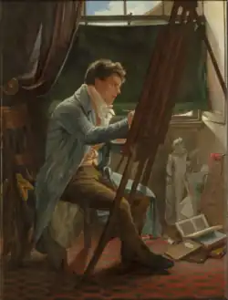 Portrait of Edward Bird by Edward Villiers Rippingille