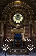The ark of the 19th century Spanish Synagogue of Prague, Czech Republic