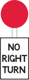 No Right Turn