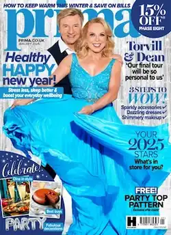 Cover of Prima (UK) magazine showing Jayne Torvill and Christopher Dean