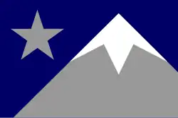 John Karp's proposed flag for Nevada from 2001, which won flag redesign contests in both the Utne Reader and the Nevada Magazine.[4]