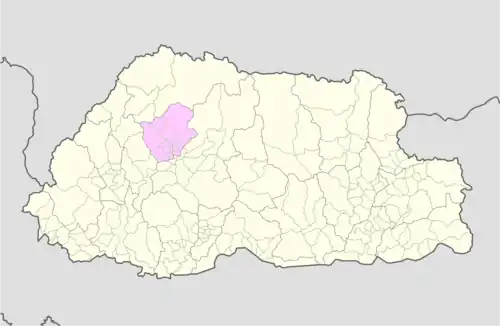 Location of Goenshari Gewog