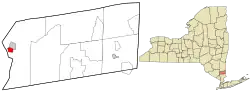 Location of Cold Spring in Putnam County and of Putnam County in New York