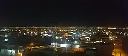 The city of Qeshlaq at night