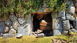 A temple at the Qollmay archeological complex