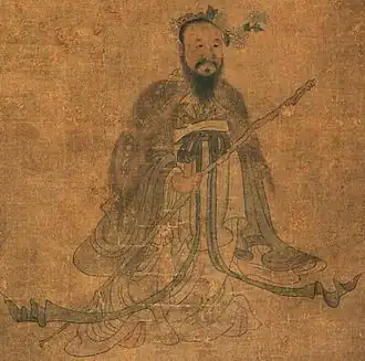 Portrait of Qu Yuan by Chen Hongshou, 17th century